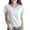 V Neck-White, variant on DDAPJ pyju Women's T-Shirts Short Sleeve Tops Summer Casual Blouse V Neck Basic Shirt Loose Fit Tee Black S