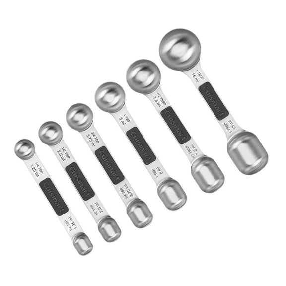Cuisinart Stainless Steel Magnetic Measuring Spoons | Set of 6