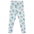 thumbnail image 3 of Disney Frozen Toddler Girls' 2-Piece Sweatshirt and Leggings Set White Blue, 3 of 7