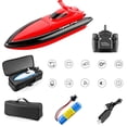 thumbnail image 4 of Barco RC 2.4G 4CH 20KM / H Barcos de carreras de control remoto Lancha rápida rojo Zulema barcos de piscina rc, 4 of 8