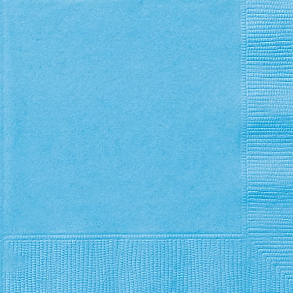 Unique Baby Blue Party Napkins (Pack of 5)