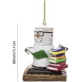 thumbnail image 4 of Colgante de muñeco de nieve de Navidad, adornos colgantes para árbol de Navidad, decoración de fiesta, 4 Uds., 4 of 4