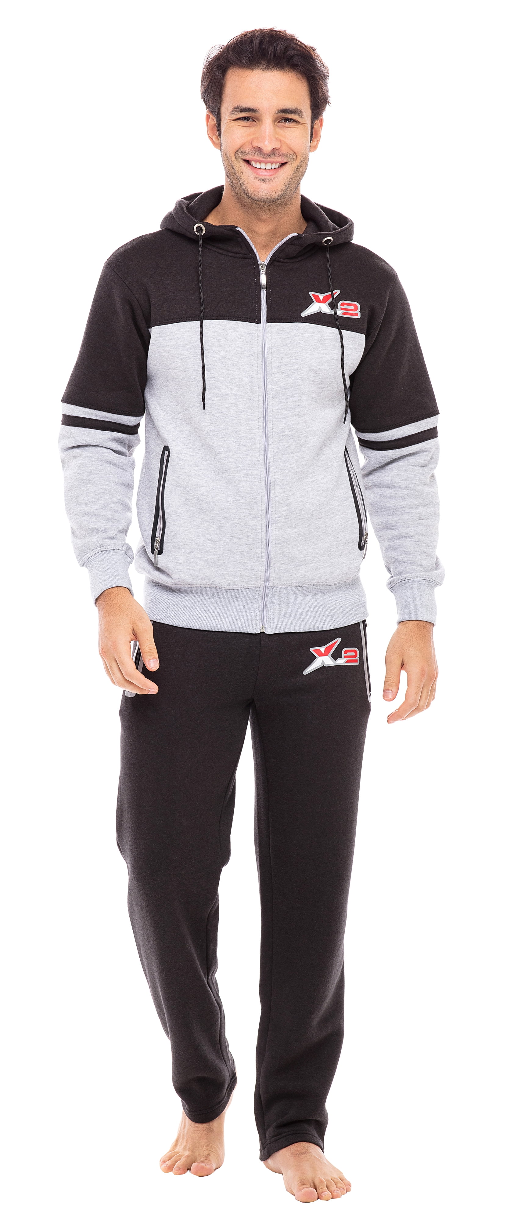 fleece jogging suit mens