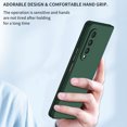 thumbnail image 6 of ELEHOLD Matte Case for Samsung Galaxy Z Fold 3 Anti-Scratch Ultra Slim Lightweight Case Shockproof Protective Cover for Samsung Z Fold 3(2021 released),Darkgreen, 6 of 7