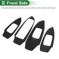 thumbnail image 5 of Unique Bargains Window Lift Switch Panel Trim Cover for Chevrolet Malibu L/LS/RS/LT 2016-2025 Car Door Window Control Button Interior Accessories Carbon Fiber Black, 5 of 6