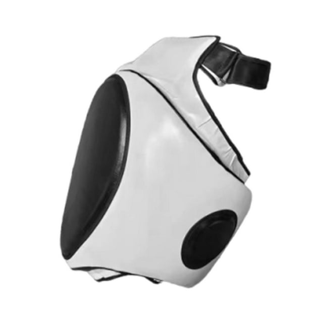 Lipstore Boxing Curved Thigh Pad Training Aid Kickboxing Practicing Punching Bag Kick right white