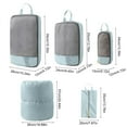 thumbnail image 3 of LSLJS Travel Storage Bag Set Hand Carry Large Capacity Clothing Organizing Bag 5 Packing Cubes Set Lightweight Mesh Travel Luggage Organizers with Laundry Bag Oxfordy Travel Storage Bundle, 3 of 6