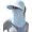 Light Blue, variant on 3-in-1 Wide Brim Sun Hat Visor for Women, Detachable Face & Neck Shield, UPF 50+ Cooling Fabric, Ponytail Friendly, Dark Grey