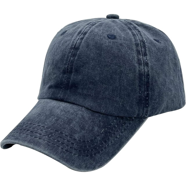 Gorra de béisbol ajustable para mujer, estilo vintage, lavada, de perfil bajo