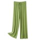 thumbnail image 1 of Pantalones casuales de pierna recta para mujer - Cintura con cordón, poliéster, tallas M-XXL, hogar/ocio, primavera/verano/otoño, 1 of 7