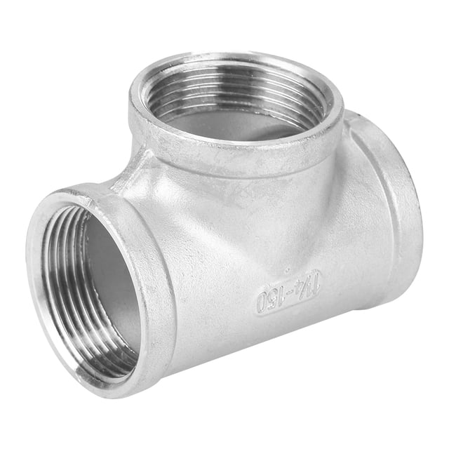 1 Uds. Conector adaptador de tubo en T de 3 vías de acero inoxidable 304 DN32 1-1/4"