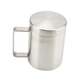 thumbnail image 2 of Taza de acero inoxidable con tapa, taza para beber, taza térmica de doble capa, para leche y jugo. 250ml, 2 of 9