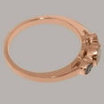 thumbnail image 5 of LBG British Made 9k Rose Gold Natural Opal & Amethyst Womens Promise Ring - 33 size options - Size 10.75, 5 of 7