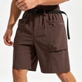 thumbnail image 4 of DayScoop Mens Shorts Casual Breeches Summer Fashion Ice Silk Fitness Breathable Comfortable Loose Sports Thin Running Fast-drying Short Pants Plus Size, 4 of 5