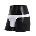 thumbnail image 4 of Male Panties Bikini Pouch Panties Cool Gays Clothes Ice Silk Jockstrap Men Mens Middle Waist Sexy String Briefs, 4 of 5