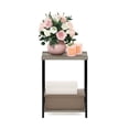 thumbnail image 3 of Mesa auxiliar Furinno Simplistic con estructura metálica de roble francés, 3 of 6