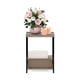 thumbnail image 3 of Mesa auxiliar Furinno Simplistic con estructura metálica de roble francés, 3 of 6