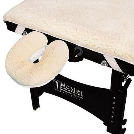 Massage Table Warming Pad - Master Massage Genuine Wool Ultra Fleece Pad