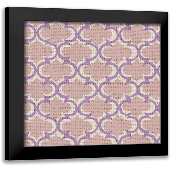 Allen, Candace 12x12 Black Modern Framed Museum Art Print Titled - Paris Quatrefoil