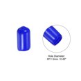 thumbnail image 2 of 11.5mm Rubber Pool Tip Cover Pool Cue Stick Tip Protector for Billiard Club Snooker Head Guard, Blue, 5 Pack, 2 of 6