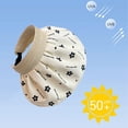 thumbnail image 3 of Sombrero de copa vacío ajustable con circunferencia de 56-60 cm, sombrero de playa de verano para mujer, sombrero de protección solar plegable, 3 of 5