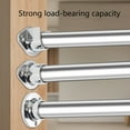 thumbnail image 2 of 4 Pack Closet Rod Socket Curtain Rod Wardrobe Rod Rail Brackets Flange Holders Closet Poles Rod End Supports Durable, 2 of 8