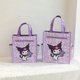thumbnail image 2 of Sanrio-bolsa impermeable de doble capa con dibujos animados para estudiantes, bolsa de almacenamiento de archivos portátil con cremallera, Cinnamoroll Kuromi My Melody, 2 of 4