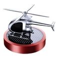 thumbnail image 2 of Solar Car Air Decoration Shaped Design Rotation Small Auto Interior Ornament for Car Vehicles Home Desk Ornament Red, 2 of 8