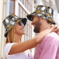 thumbnail image 5 of Bucket Hat for Men Women, cartoon halloween pumpkins Breathable Sun Hat Summer Beach Hats, Fun Womens Mens Bucket Hat for Travel Outdoor Vacation Fishing Hiking Sports, 5 of 6