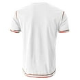 thumbnail image 3 of SwiftWear Men Short Sleeve Cotton Stand-up Collar Slim Mens Tshirts White XL, 3 of 6