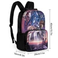 thumbnail image 2 of Mobile Suit Gundam Backpacks Lightweight Casual Bookbags Travel Daypack Bookbags for Camping Hiking, 2 of 8