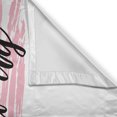 thumbnail image 3 of Ambesonne Lifestyle Kitchen Curtains, Try Motivation Words, 55"x39", Pale Pink Black, 3 of 3