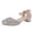 Silver, variant on LNMQLPDBS Toddler Mary Janes Girls Black Dress Shoes Kids Princess Shoes Sandals for Toddlers Toddler Girls Sandals Tap Shoes Toddler First Steps, Gold 7-8 Years