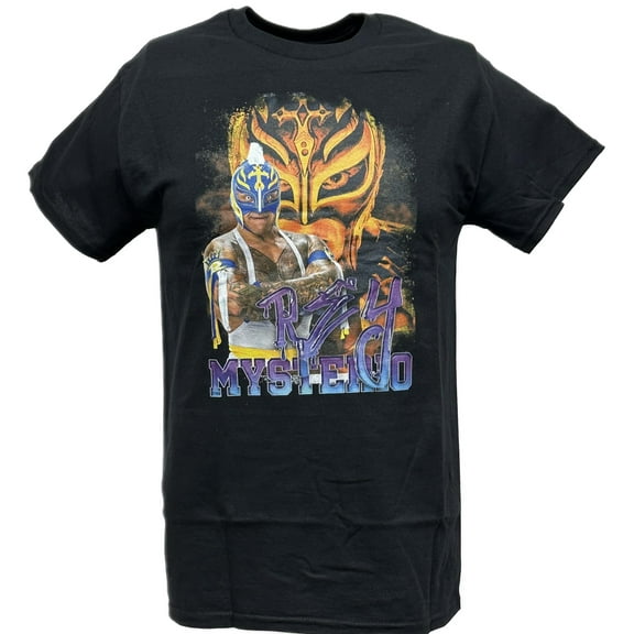 Rey Mysterio Double Dare Mens Black T-shirt