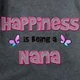 thumbnail image 3 of CafePress - Happiness Is Being A Nana T Shirt - Women's Traditional Fit Dark T-Shirt, 3 of 4