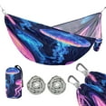thumbnail image 2 of Wobogo Luminous Jellyfish Camping Hammocks 330 lb Capacity with Tree Straps and Hanging Pockets for Outside Hiking Beach Backpack Travel, 2 of 8