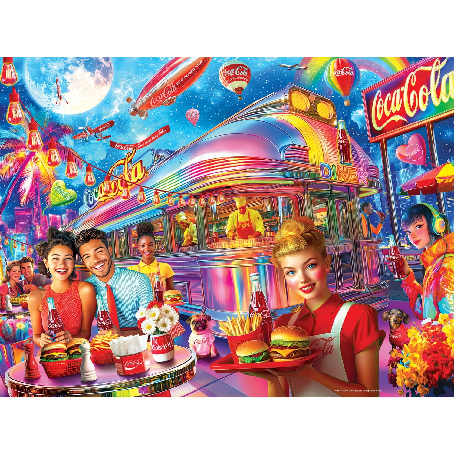 MasterPieces 300 Piece EZ Grip Jigsaw Puzzle - Coca-Cola Future