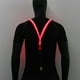 thumbnail image 4 of Tirantes luminosos LED para hombre, accesorio de ropa, cinturón brillante para despedida de soltero rojo, 4 of 9