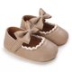 thumbnail image 2 of Zapatos Mary Jane para bebés, zapatos planos antideslizantes, suela de goma suave, primeros pasos para niños pequeños, zapatos de vestir de princesa, color albaricoque, la longitud interior es de 12 JAMW Sencillez, 2 of 5