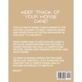 thumbnail image 2 of Horse Health Record Log Book: Pet Vaccination Log A Rider's Journal Horse Keeping Veterinary Medicine Equine (Paperback), 2 of 2