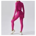 thumbnail image 3 of Chaqueta de Yoga for mujer, chaqueta de Yoga deportiva for correr al aire libre con cremallera, chaqueta de manga larga, ropa de Yoga de secado rápido for niñas, 3 of 7