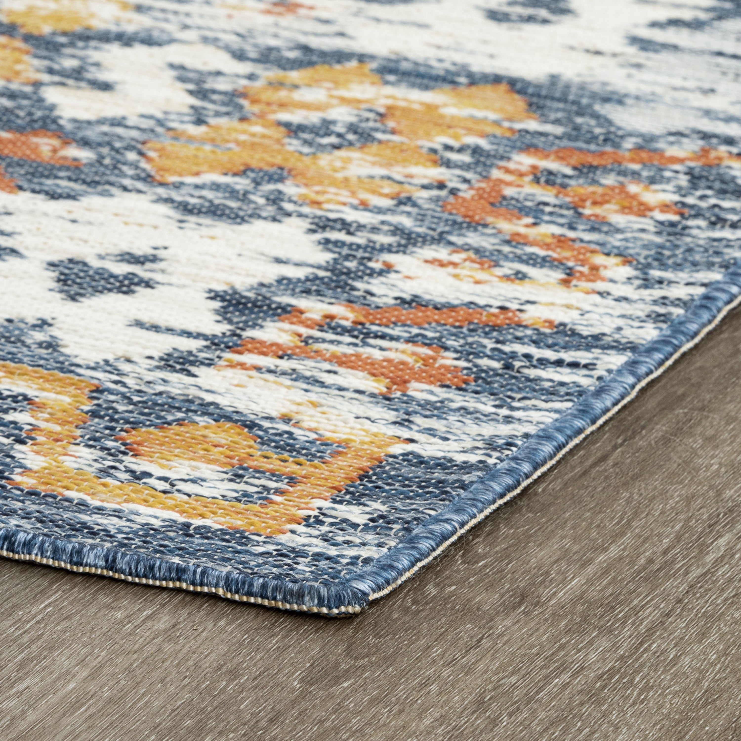 2x3 Water Resistant, Small Indoor Outdoor Rugs for Patios, Front Door Entry, Entryway, Deck, Porch, Balcony | Outside Area Rug for Patio | Multi-Color, Moroccan | Size: 2' x 3'