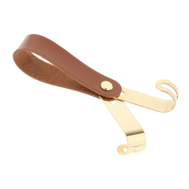 Gancho para colgar Sunnimix Gancho para colgar de cuero Marron