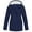 Navy, variant on ICHUANYI Women's Rain Jacket Lightweight Waterproof Packable Rain Coat with Hooded Windproof Solid Windbreaker Outdoor