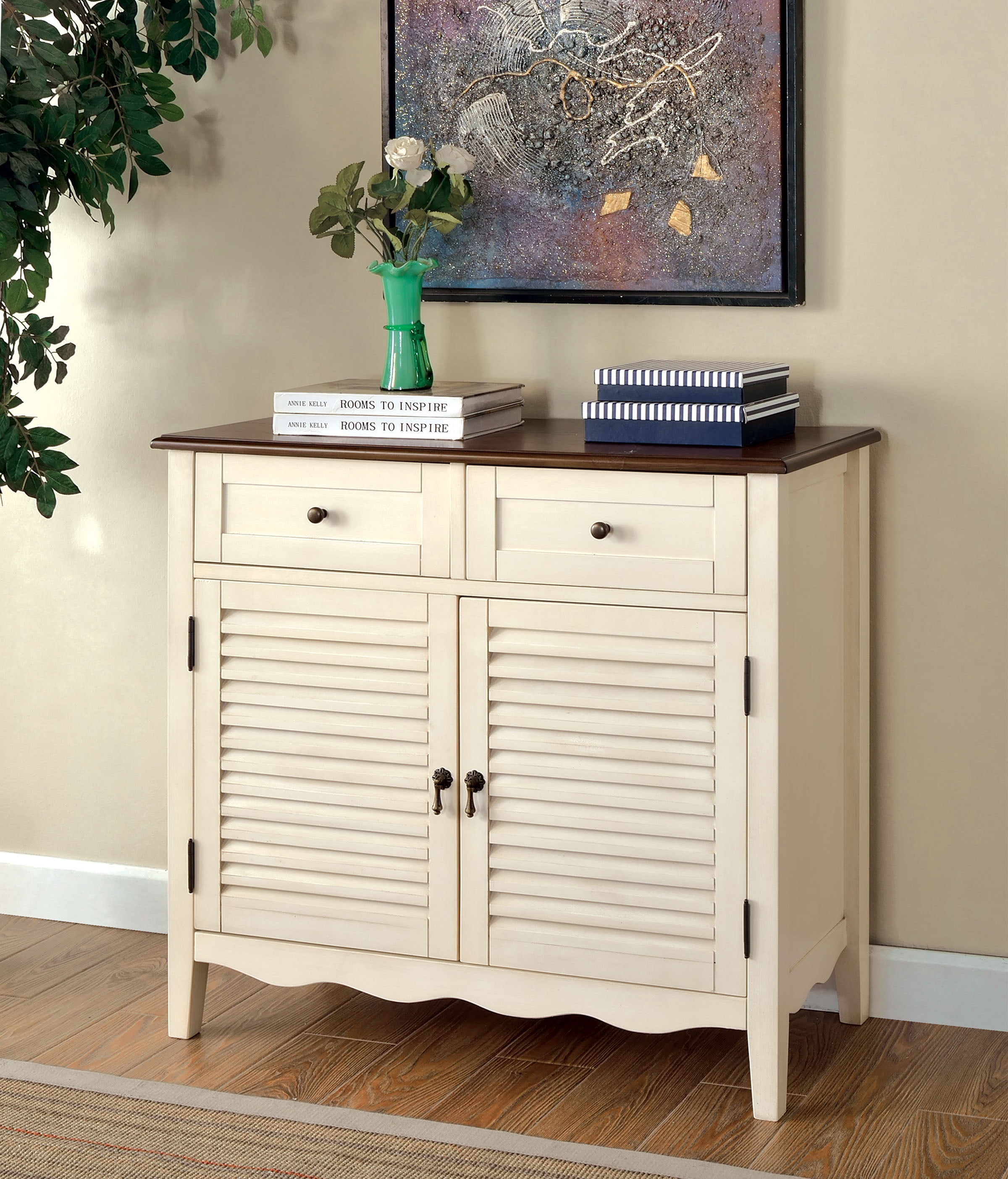 Furniture of America Meeks Rustic Storage Multiple Colors