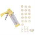 thumbnail image 2 of Máquina para hacer galletas con prensa de galletas con 16 discos y 6 puntas de decoración Suministros para hornear Kit de decoración de galletas Utensilios para hornear (Amarillo) Sincero Hogar, 2 of 7
