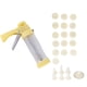 thumbnail image 2 of Máquina para hacer galletas - Kit de pistola de glaseado con 16 discos y 6 puntas de decoración para el hogar DIY (amarillo) Sincero Hogar, 2 of 7