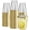 Gold Rim, variant on Disposable 8 oz Crystal Clear Plastic Tumblers for Party's & Weddings pack of 100
