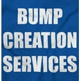 thumbnail image 2 of Dad Bump Creation Baby Announcement Men Big & Tall Graphic Hoodie Brisco Brands 2X, 2 of 6