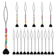 thumbnail image 3 of HLONK Quick Beader for Loading Beads 18pcs Braid Stringer Hair Beading Tools, 3 of 7